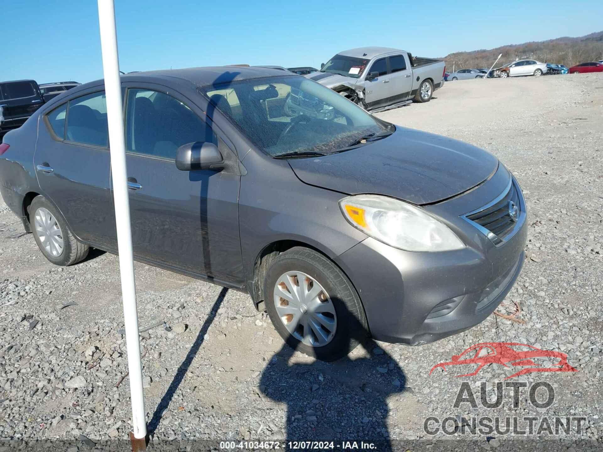 NISSAN VERSA 2012 - 3N1CN7AP6CL880912