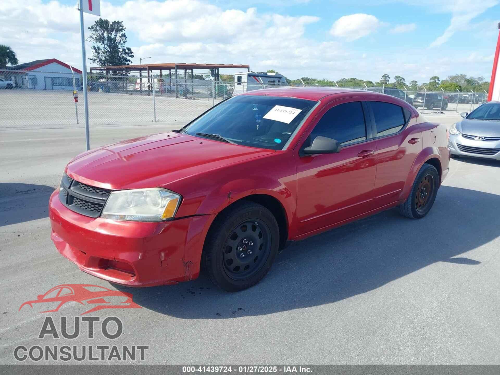DODGE AVENGER 2013 - 1C3CDZAB8DN588992
