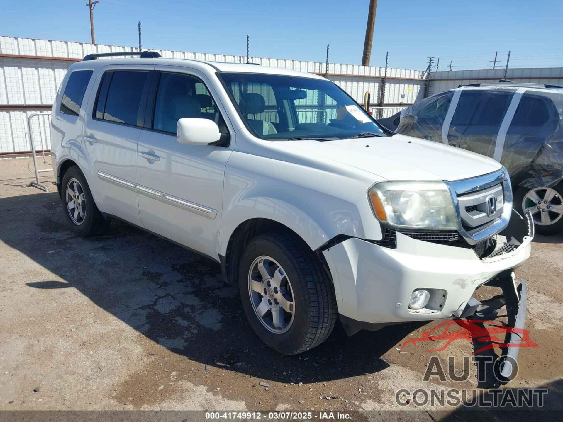 HONDA PILOT 2011 - 5FNYF3H93BB044102