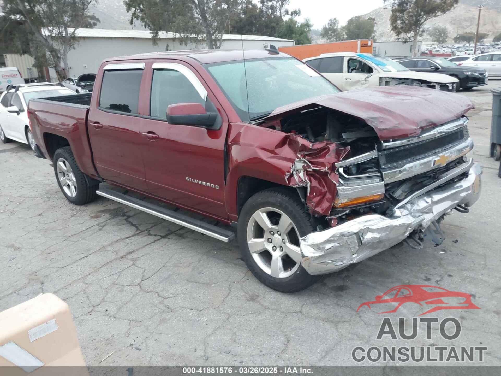 CHEVROLET SILVERADO 1500 2017 - 3GCPCRECXHG191186