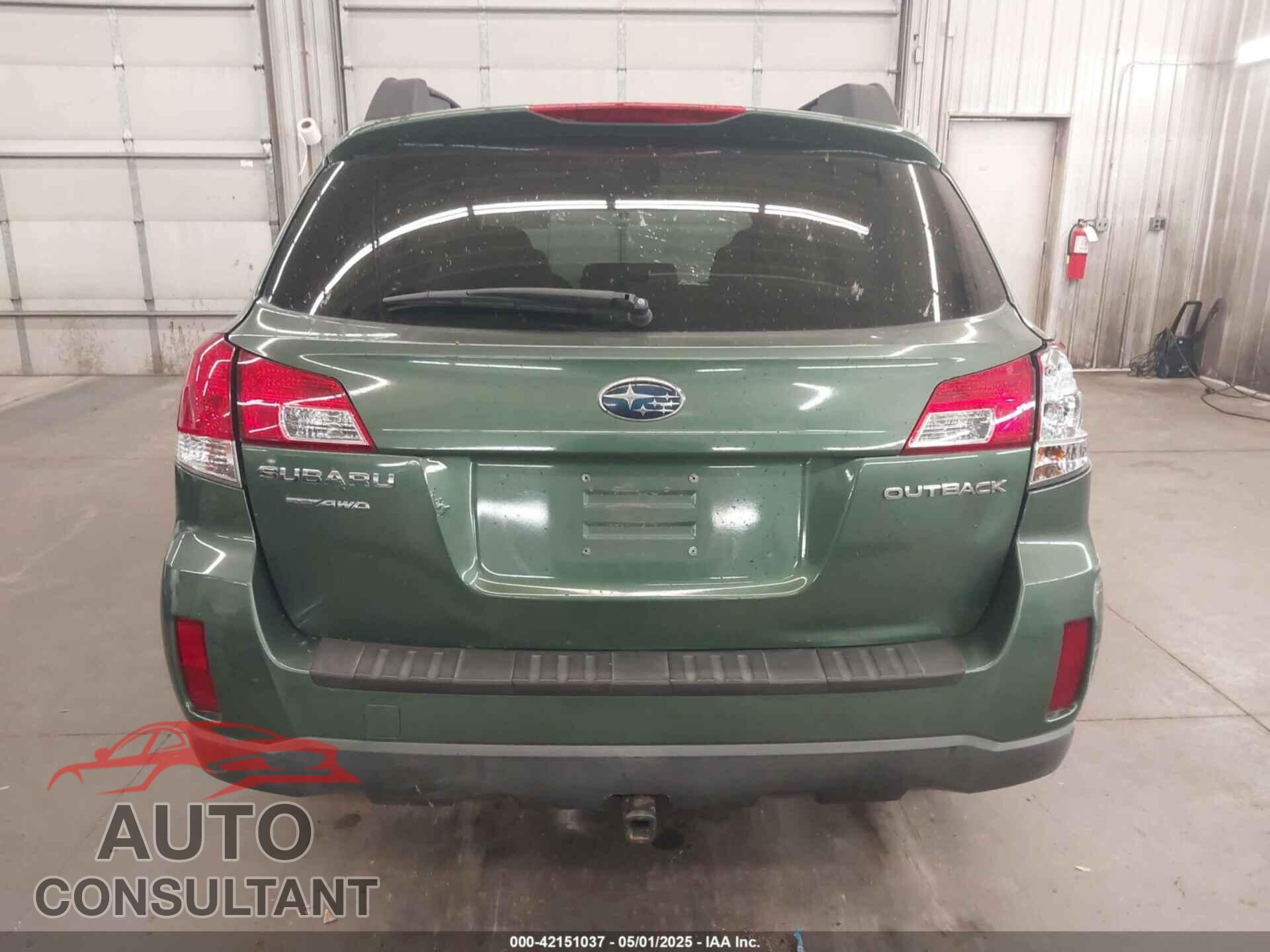 SUBARU OUTBACK 2012 - 4S4BRCCC5C3218231