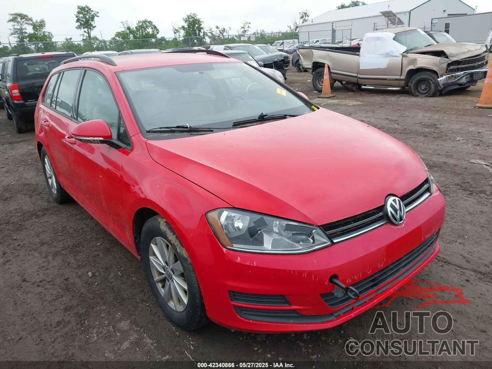 VOLKSWAGEN GOLF SPORTWAGEN 2015 - 3VWC17AU1FM506752