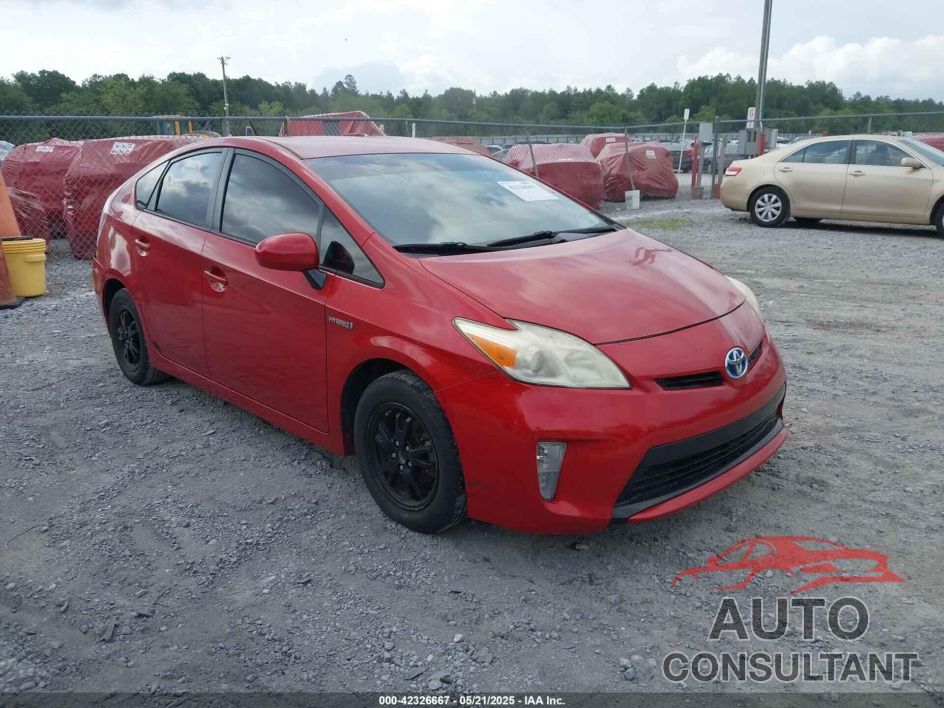 TOYOTA PRIUS 2013 - JTDKN3DU7D5606820