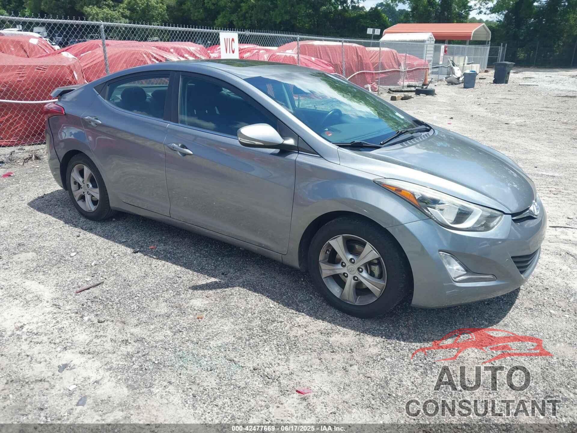 HYUNDAI ELANTRA 2016 - KMHDH4AE1GU593510