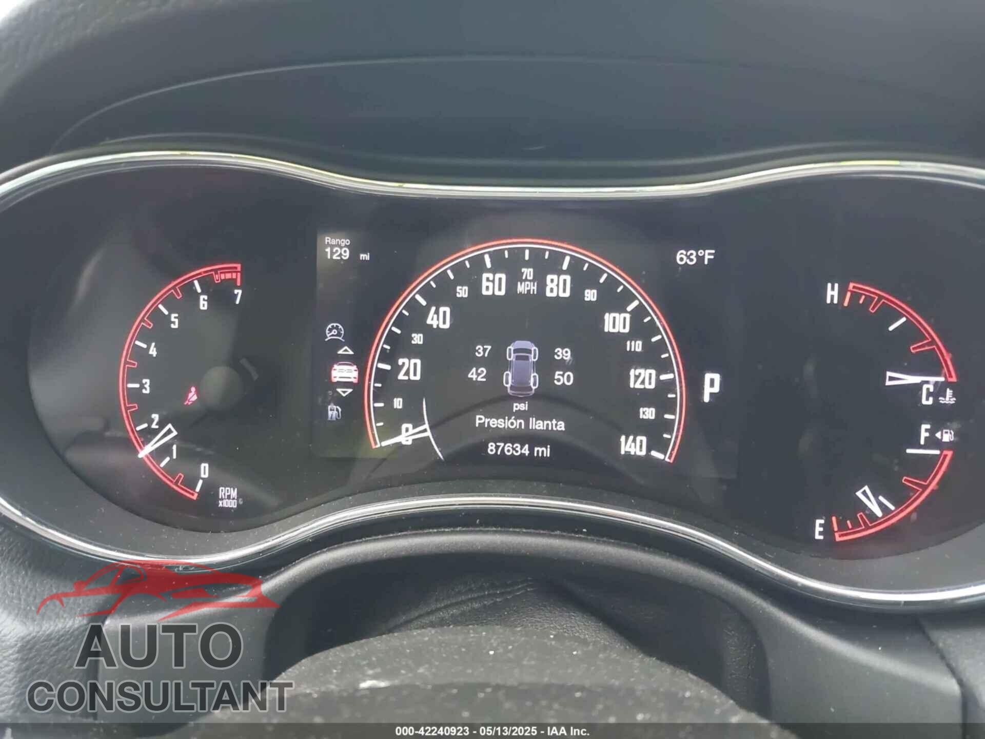 DODGE DURANGO 2017 - 1C4RDHAG3HC888596