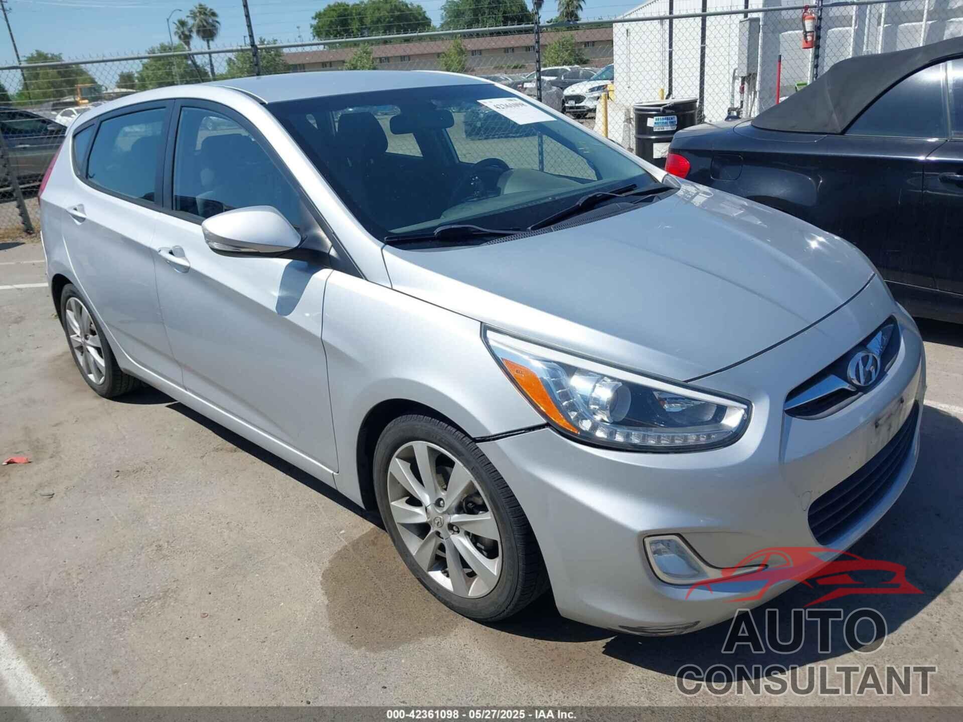 HYUNDAI ACCENT 2014 - KMHCU5AE1EU141986