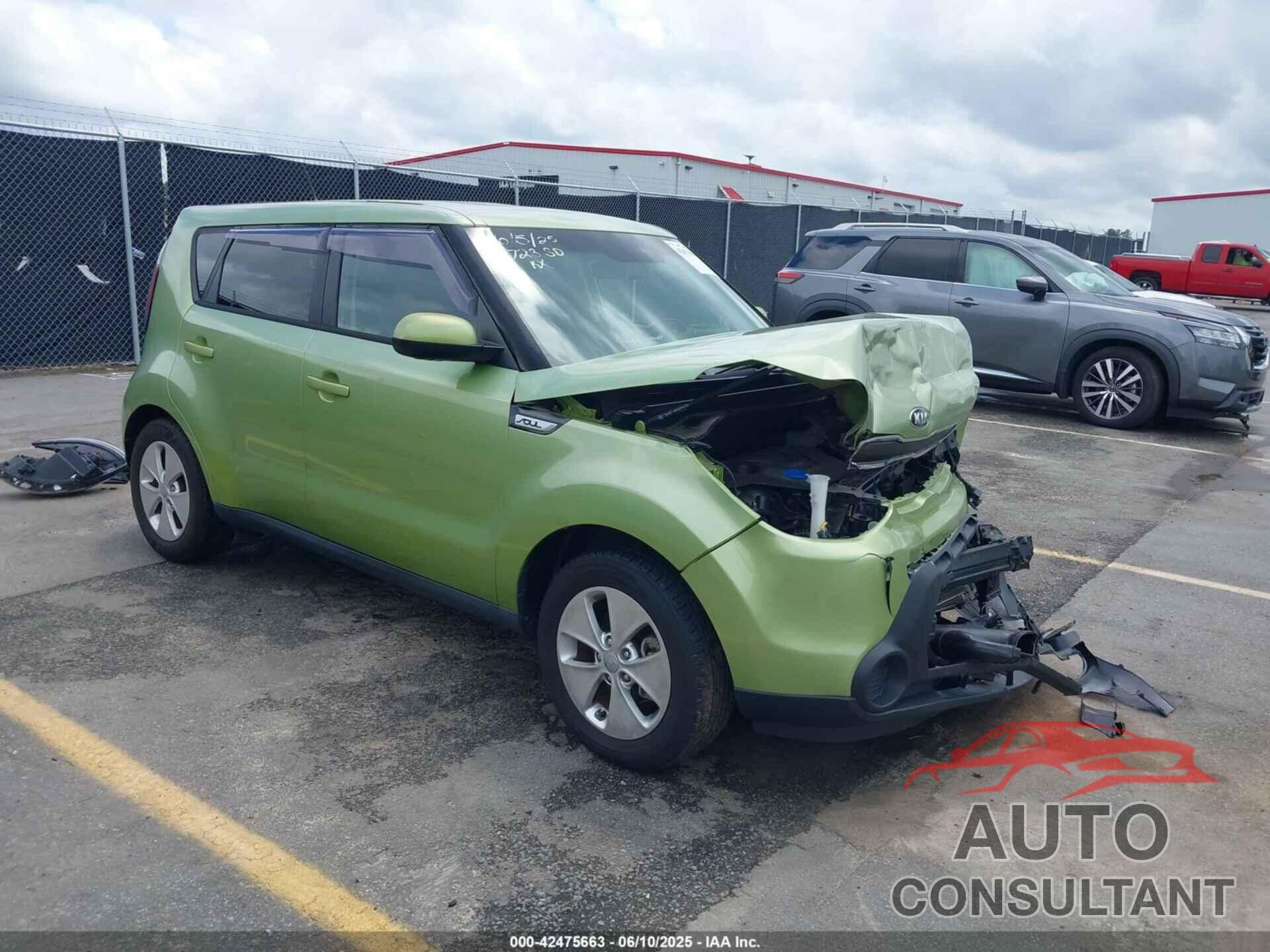 KIA SOUL 2016 - KNDJN2A23G7827185