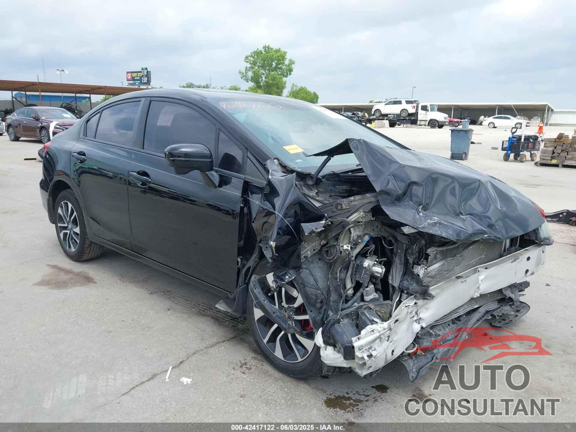 HONDA CIVIC 2015 - 19XFB2F80FE012470