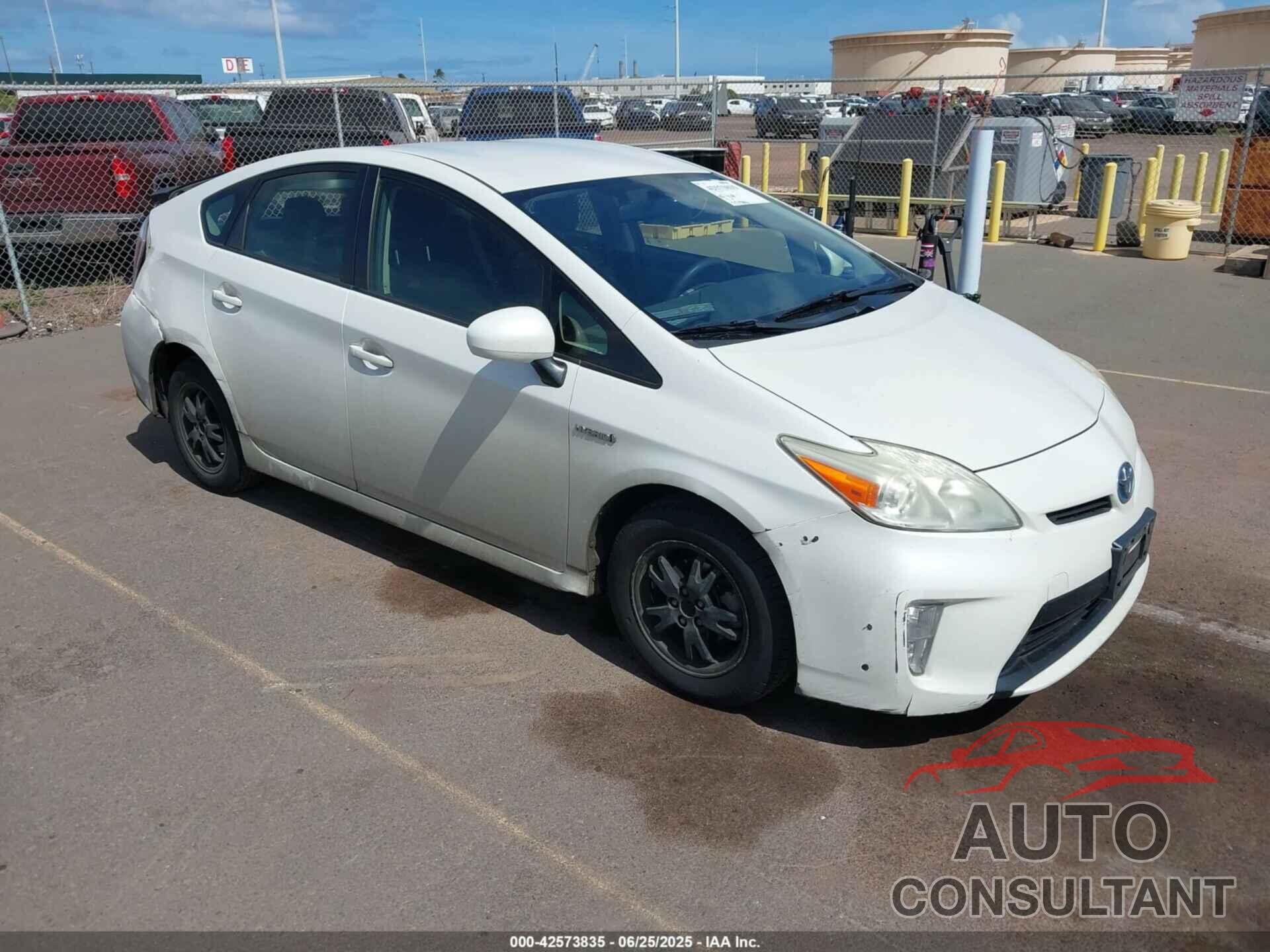 TOYOTA PRIUS 2013 - JTDKN3DU0D0337962