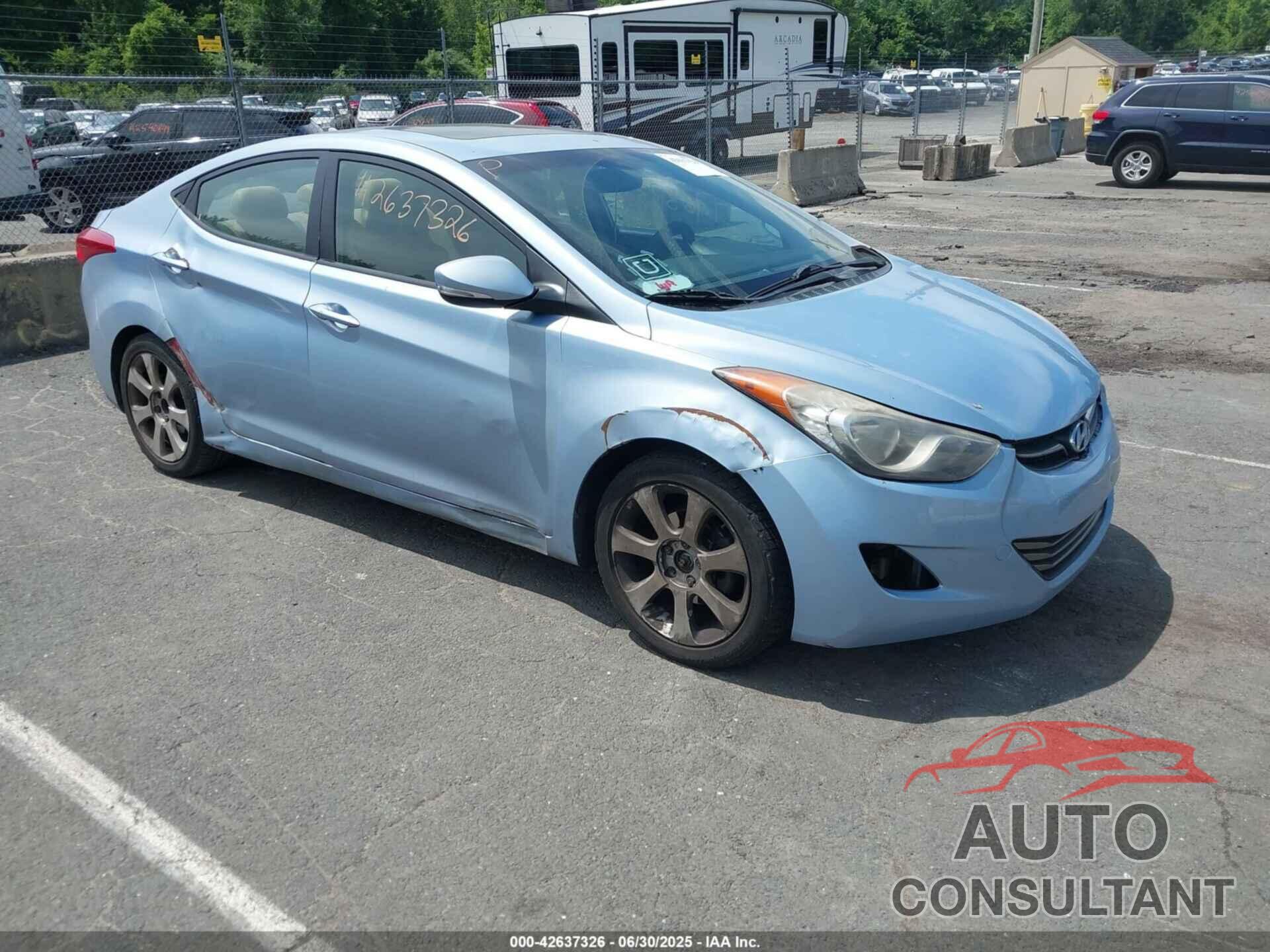 HYUNDAI ELANTRA 2013 - KMHDH4AE3DU509859