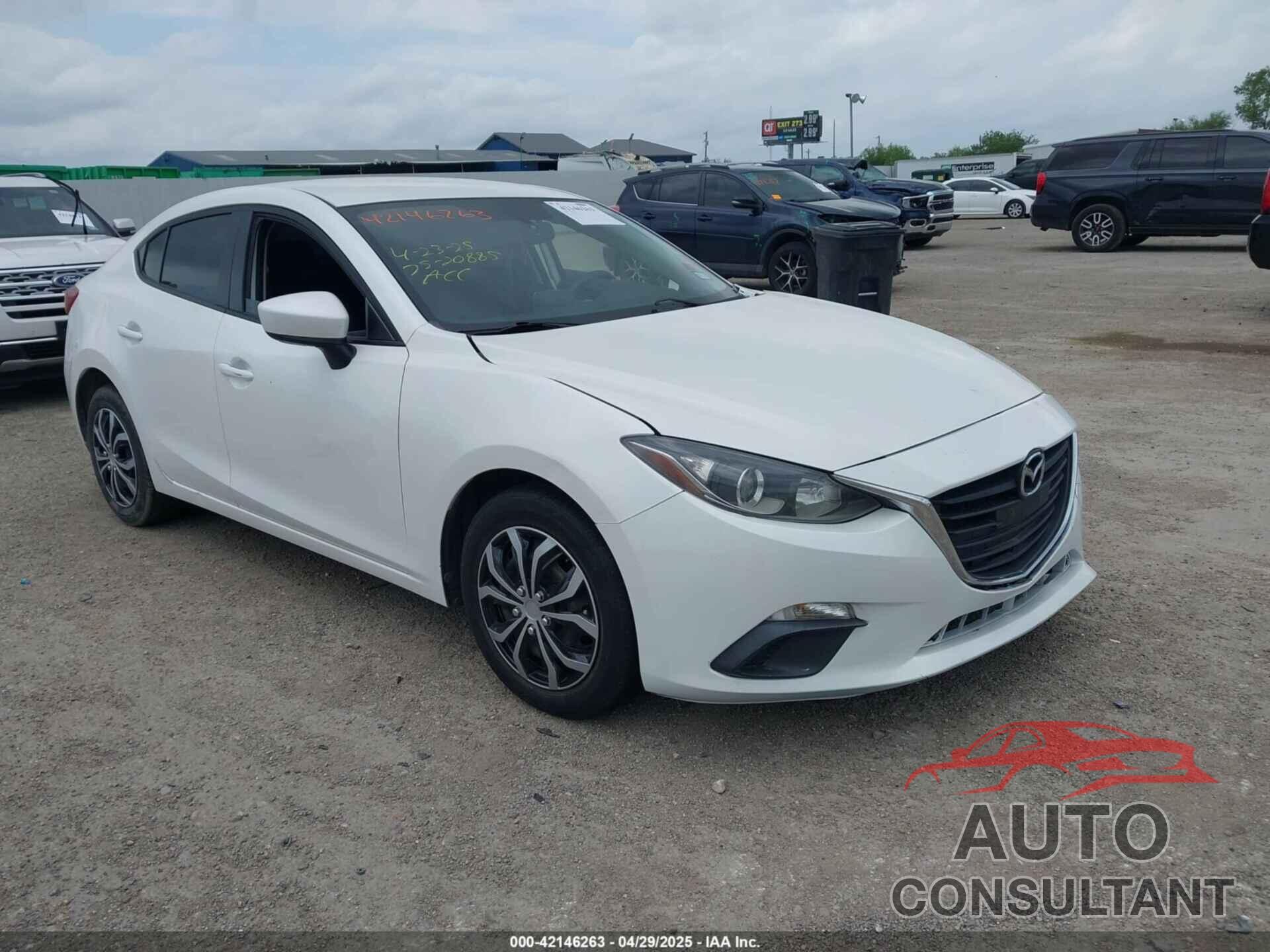 MAZDA MAZDA3 2016 - 3MZBM1T78GM298846