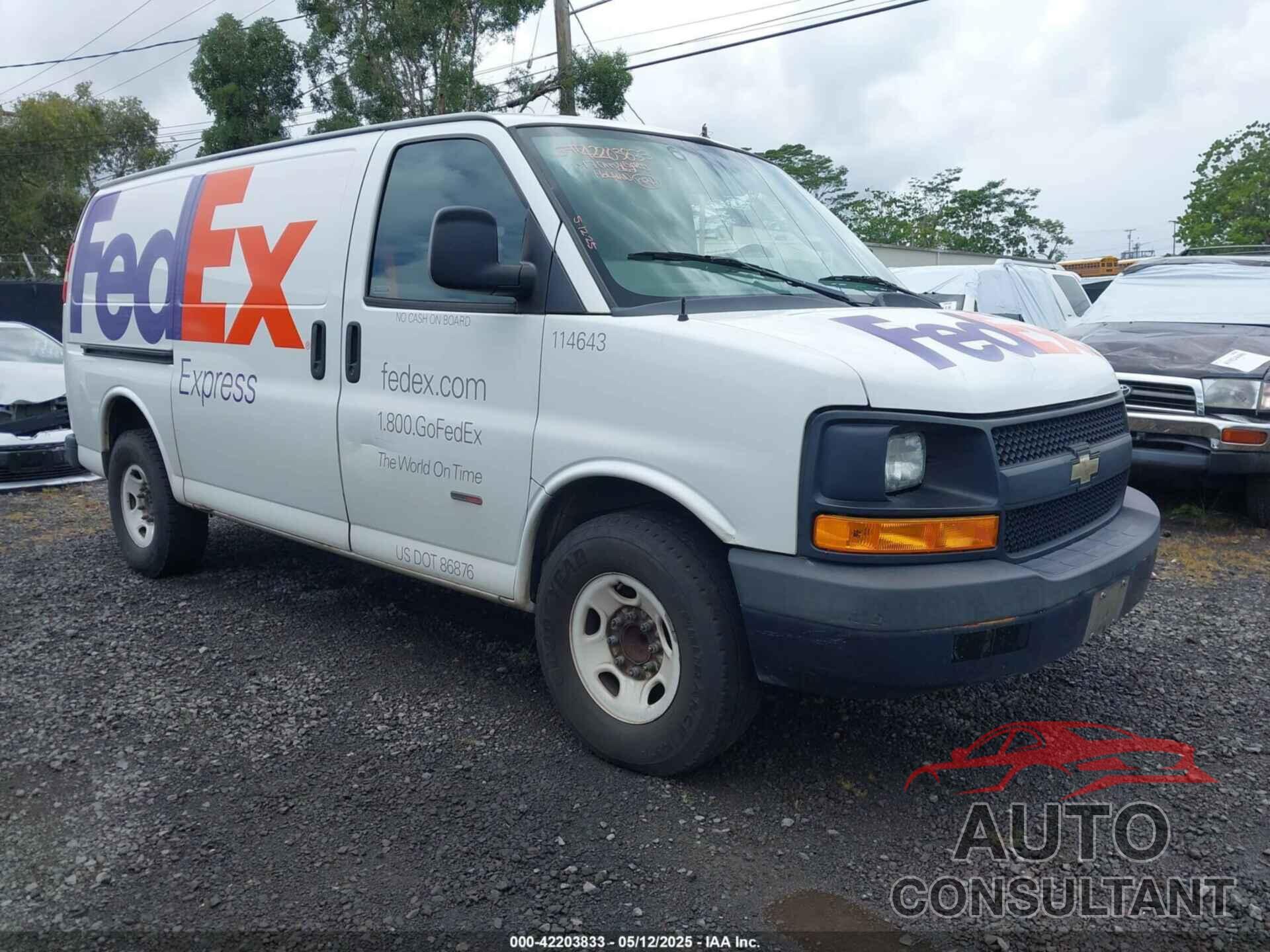 CHEVROLET EXPRESS 2500 2017 - 1GCWGAF11H1306237