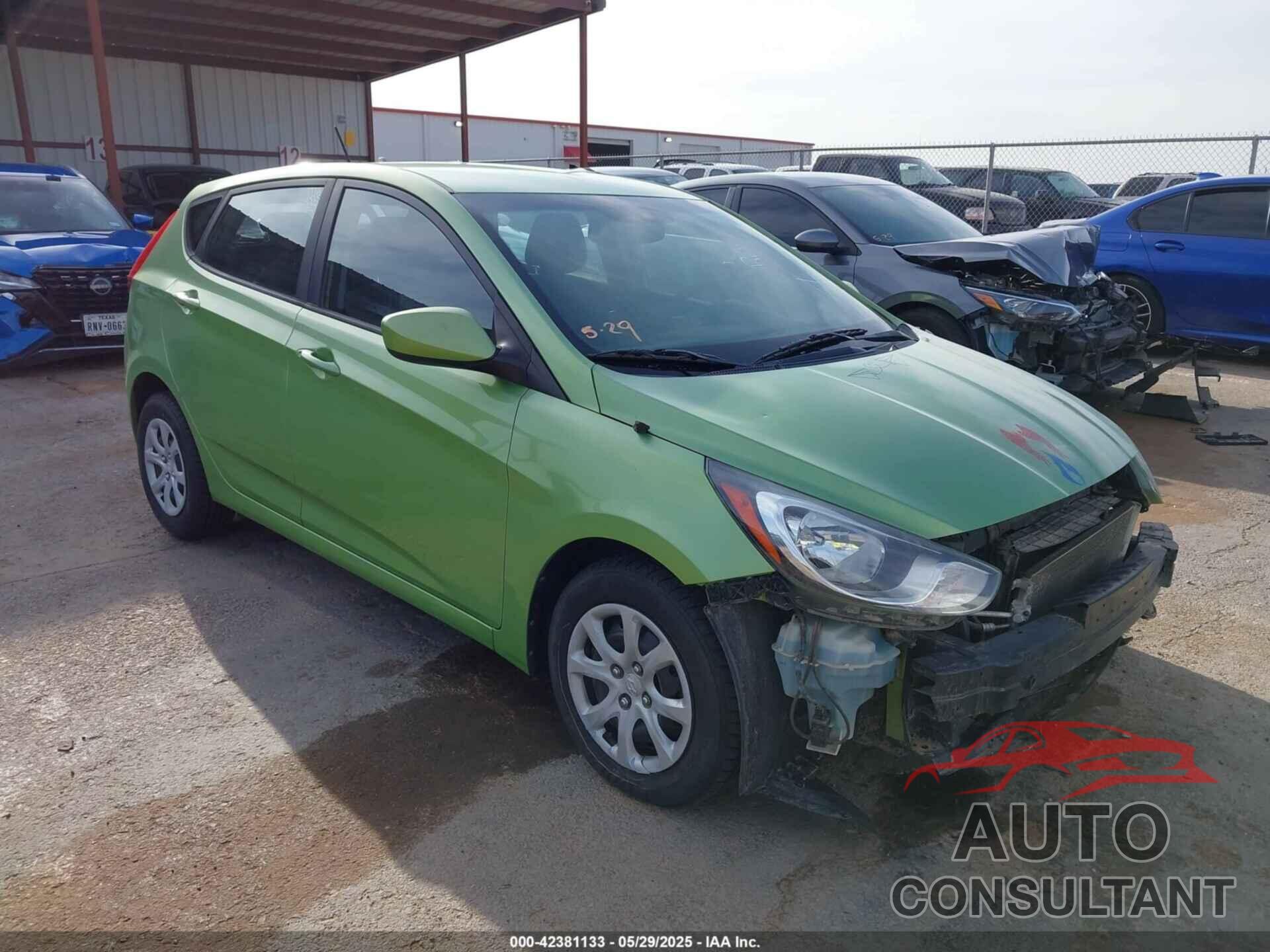 HYUNDAI ACCENT 2013 - KMHCT5AE8DU092920