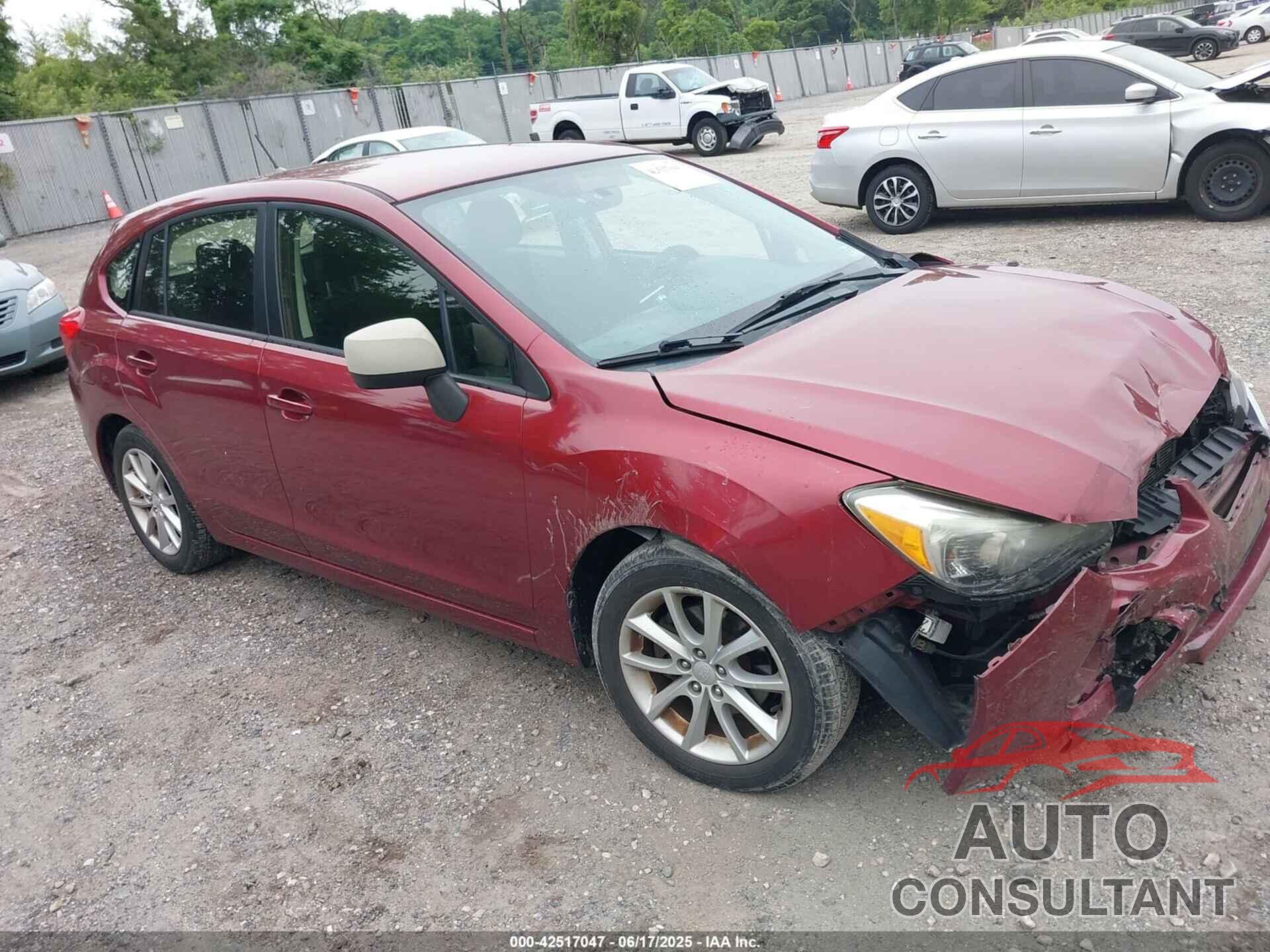 SUBARU IMPREZA 2013 - JF1GPAC68DH204039