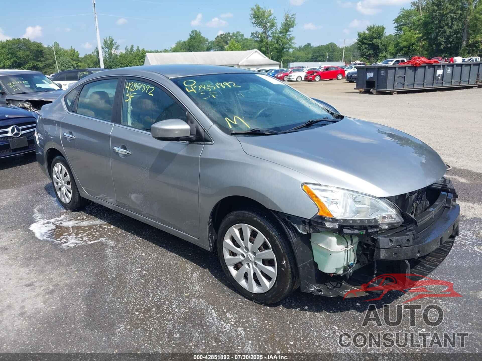 NISSAN SENTRA 2014 - 3N1AB7AP8EY263792