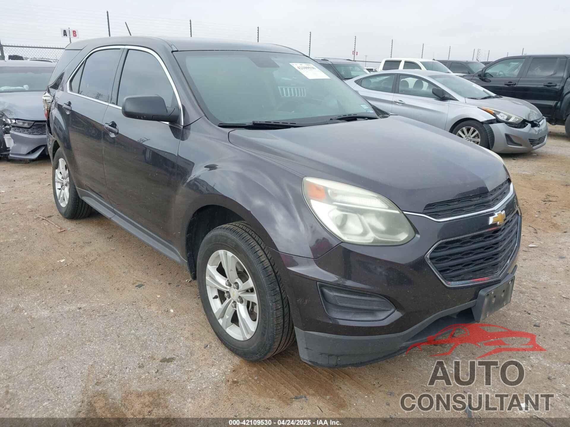 CHEVROLET EQUINOX 2016 - 2GNALBEK0G6227554