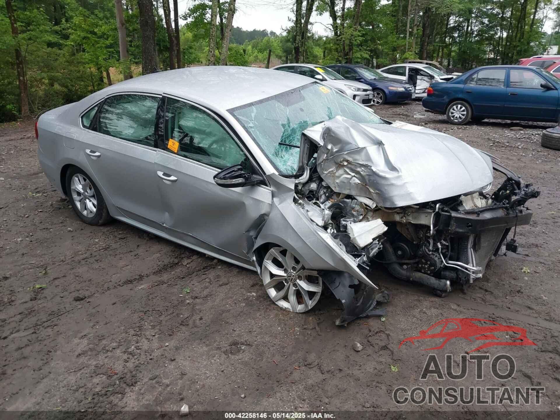 VOLKSWAGEN PASSAT 2017 - 1VWAT7A34HC043468