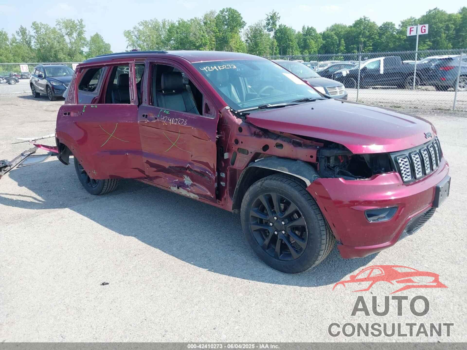 JEEP GRAND CHEROKEE 2018 - 1C4RJFAG8JC123807