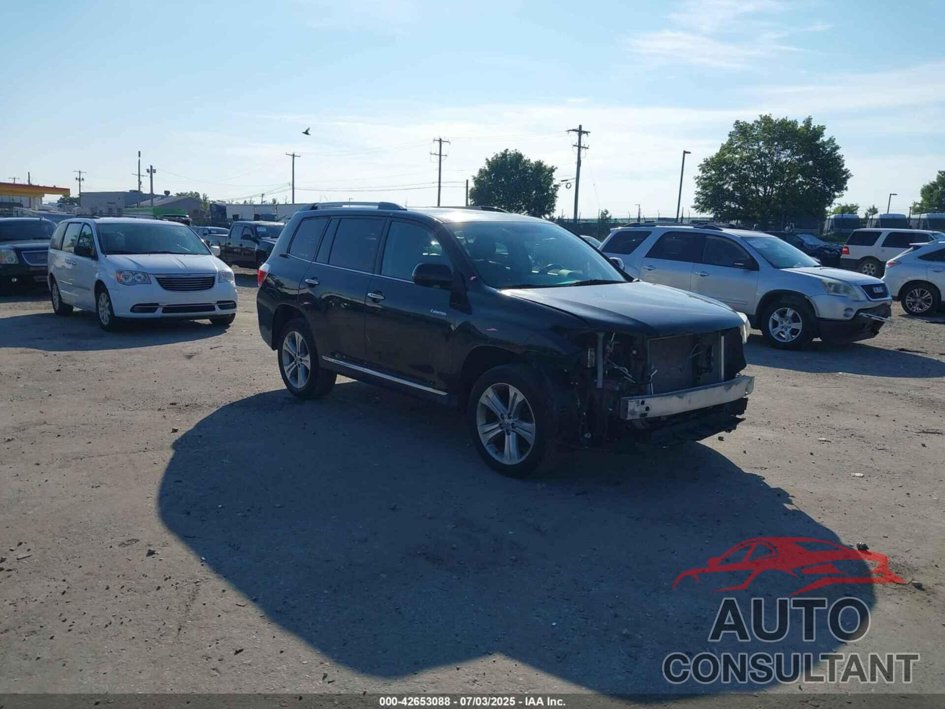 TOYOTA HIGHLANDER 2012 - 5TDDK3EH2CS114949