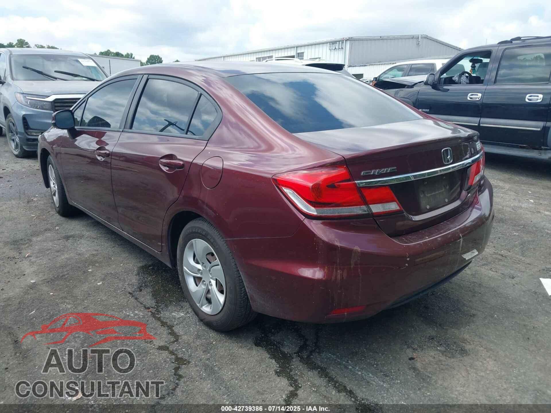 HONDA CIVIC 2013 - 19XFB2F53DE003040