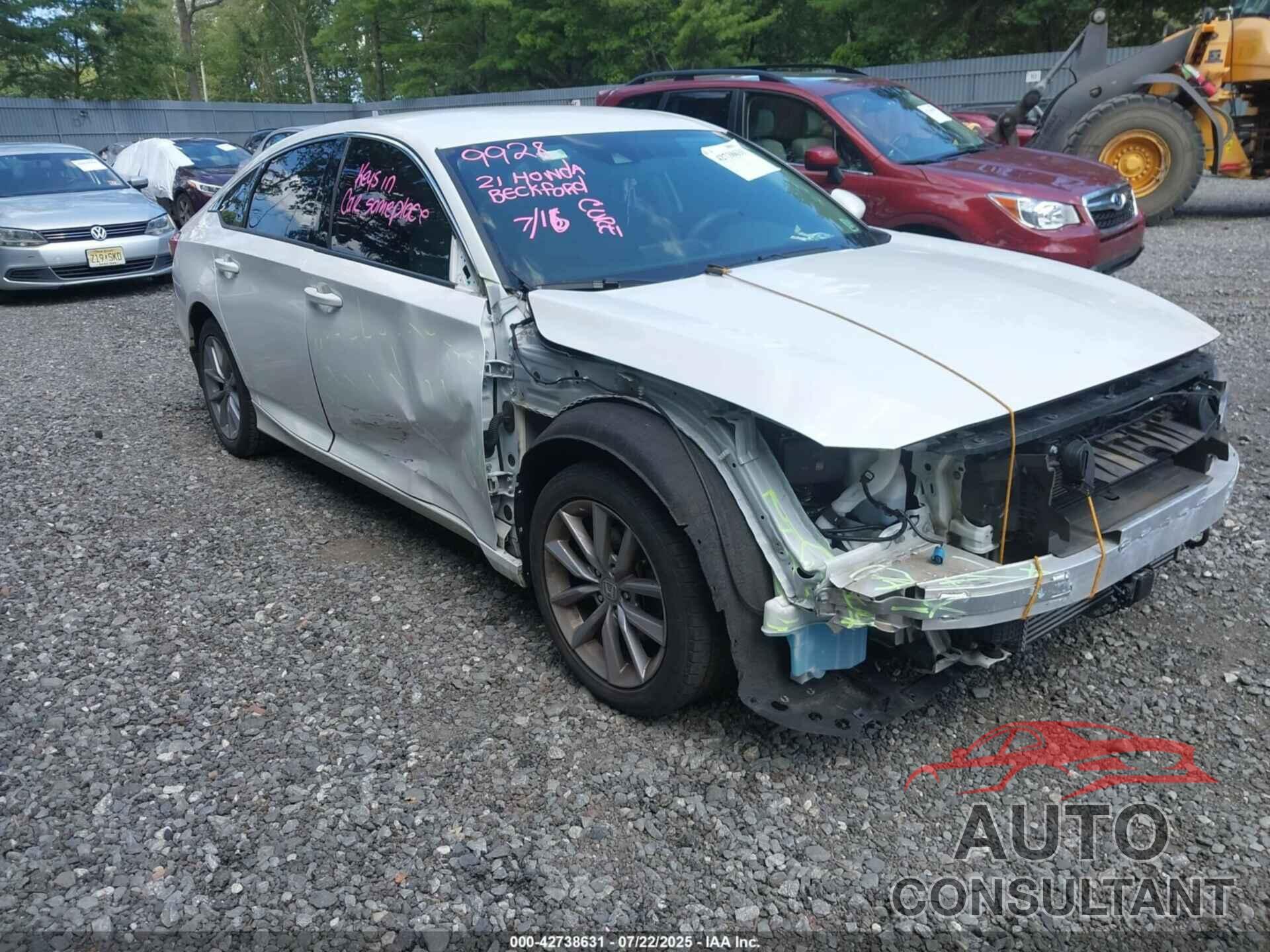 HONDA ACCORD 2021 - 1HGCV1F19MA069761