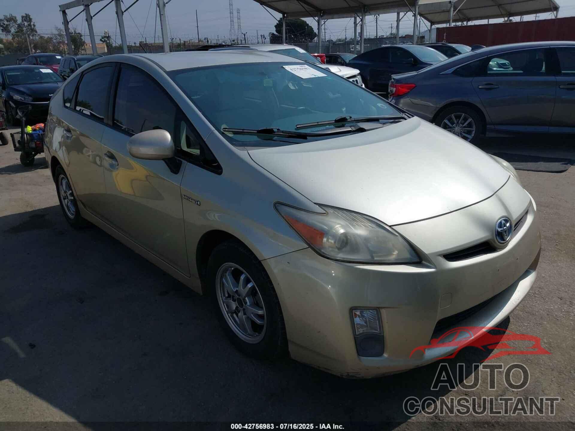 TOYOTA PRIUS 2010 - JTDKN3DU7A0132201