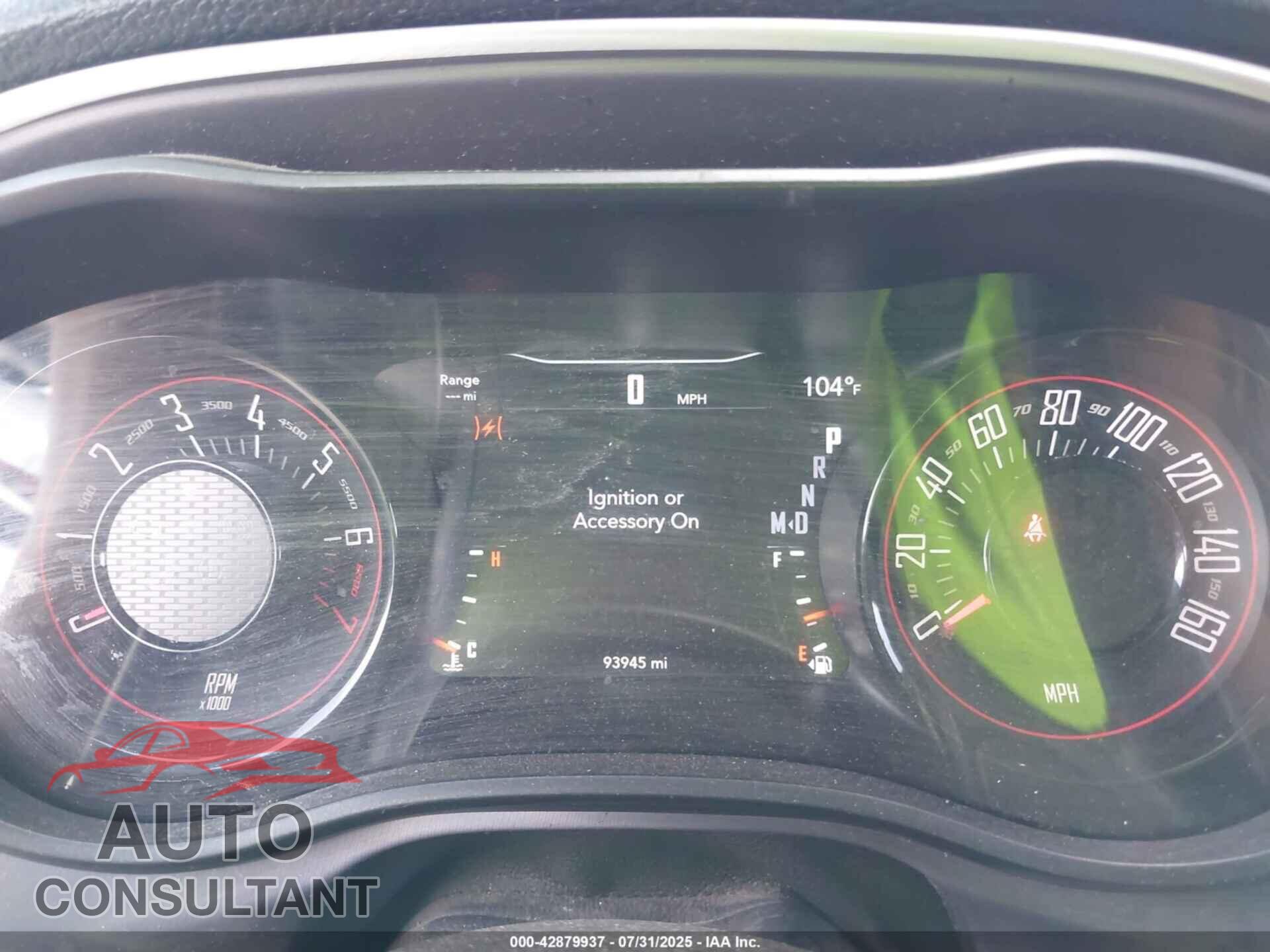 DODGE CHALLENGER 2019 - 2C3CDZAG1KH688093