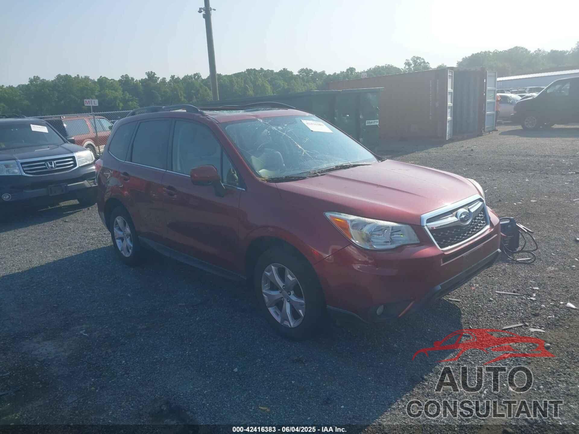 SUBARU FORESTER 2014 - JF2SJAHC7EH407236