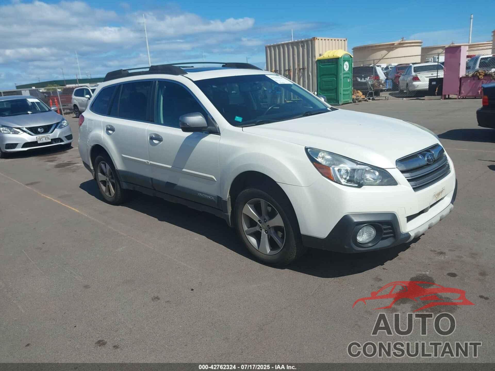 SUBARU OUTBACK 2013 - 4S4BRCSC7D3287294
