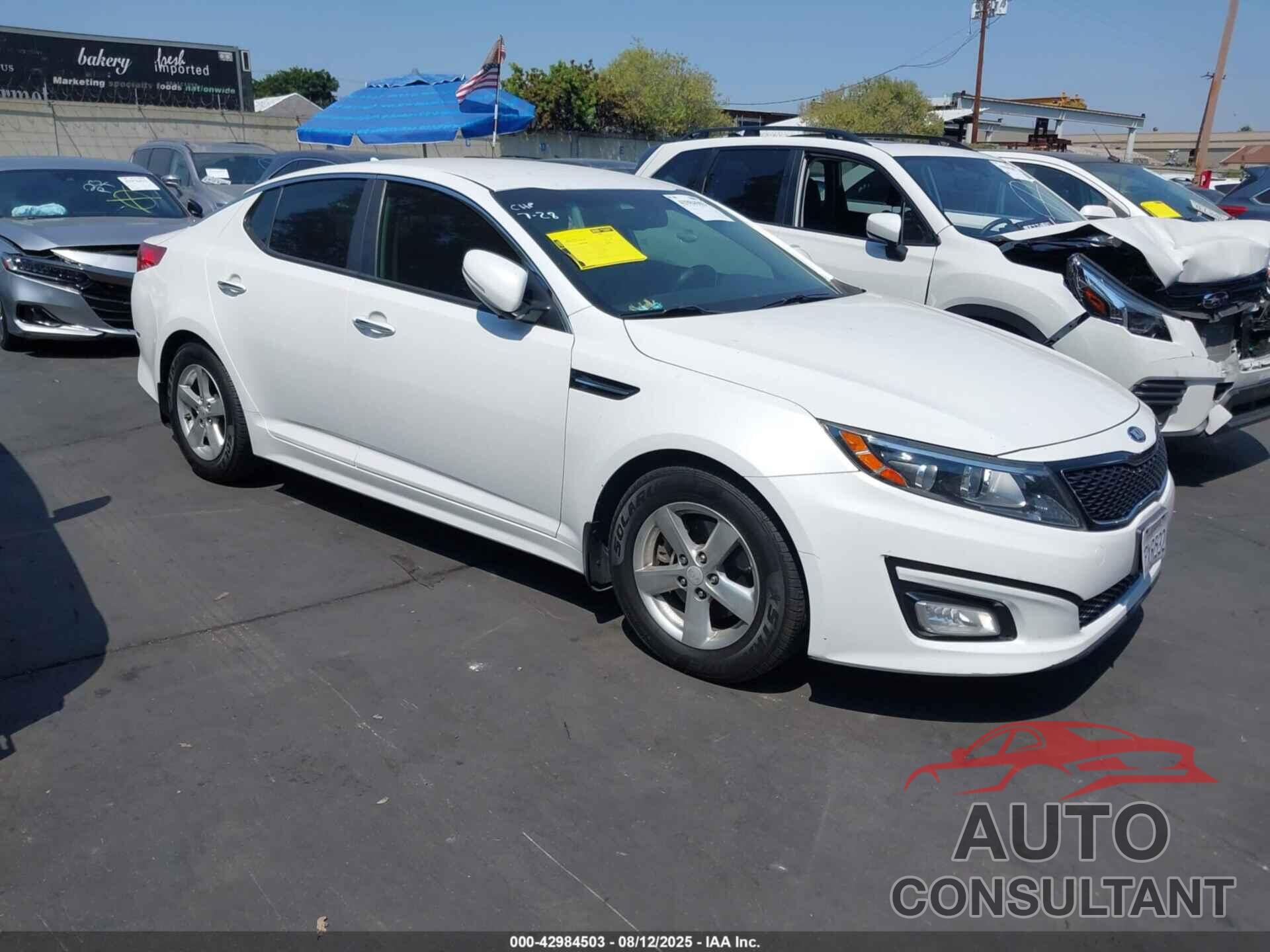KIA OPTIMA 2015 - KNAGM4A75F5653485