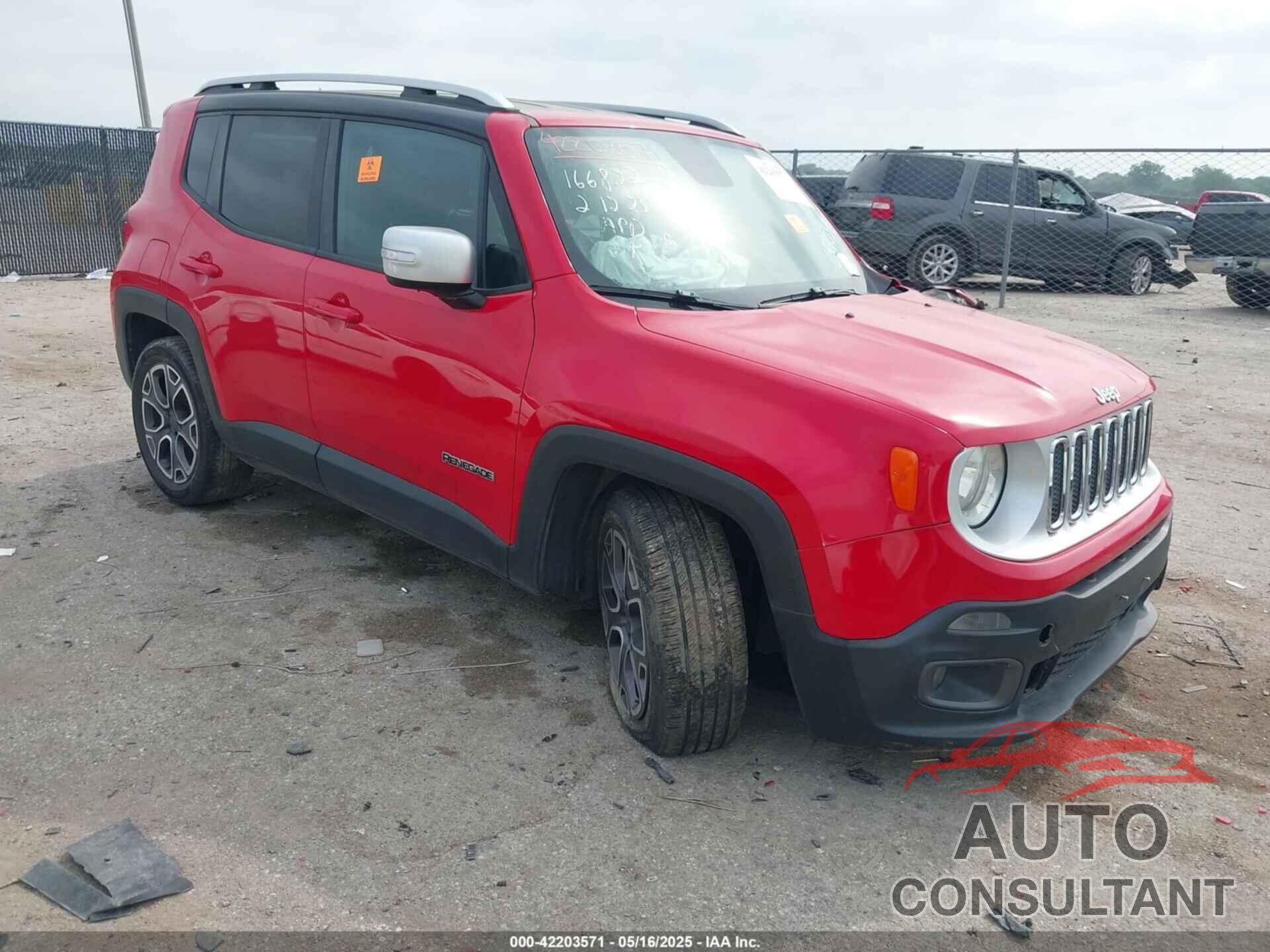 JEEP RENEGADE 2016 - ZACCJADT6GPC94058