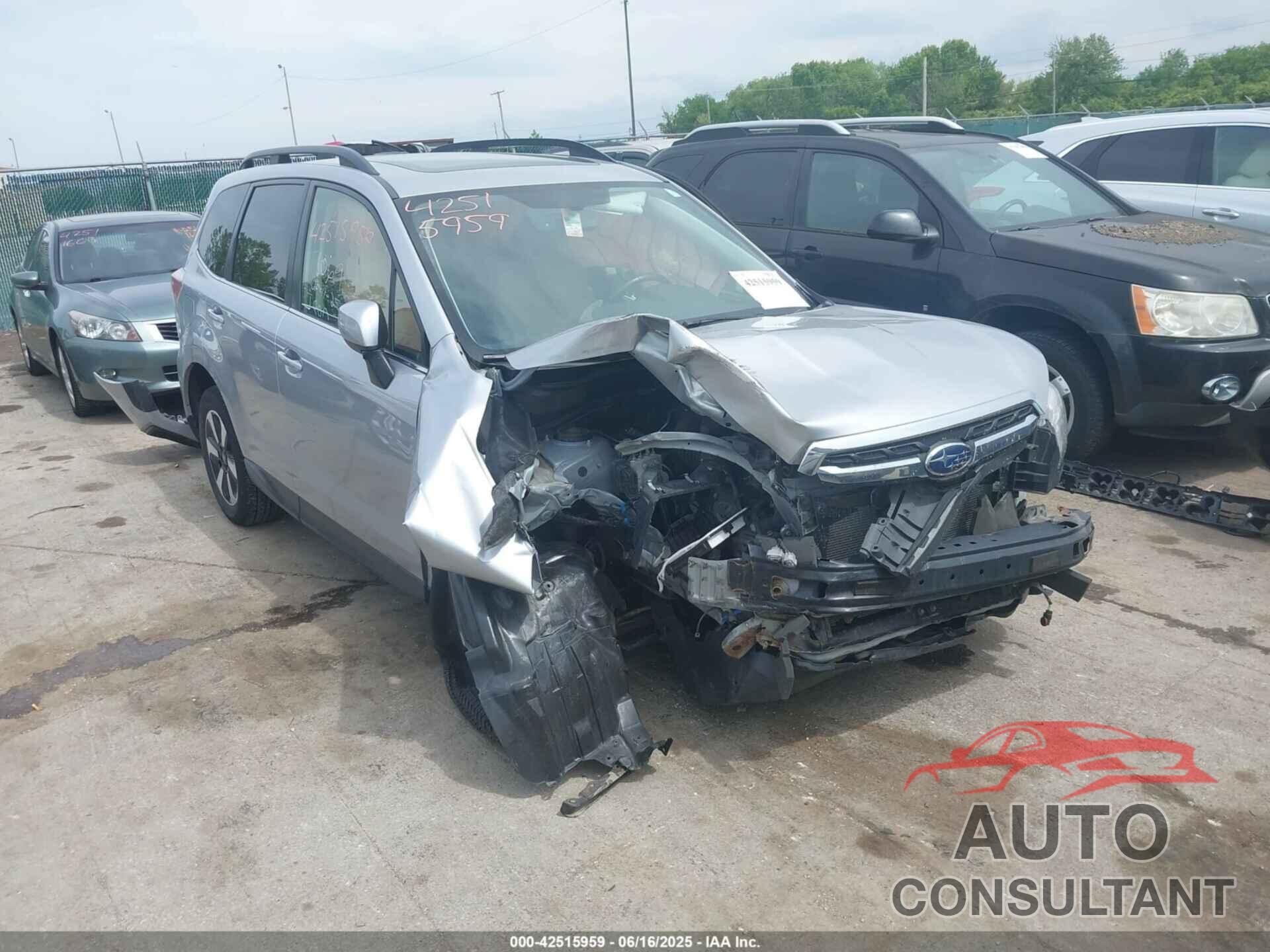 SUBARU FORESTER 2017 - JF2SJAJCXHH407908