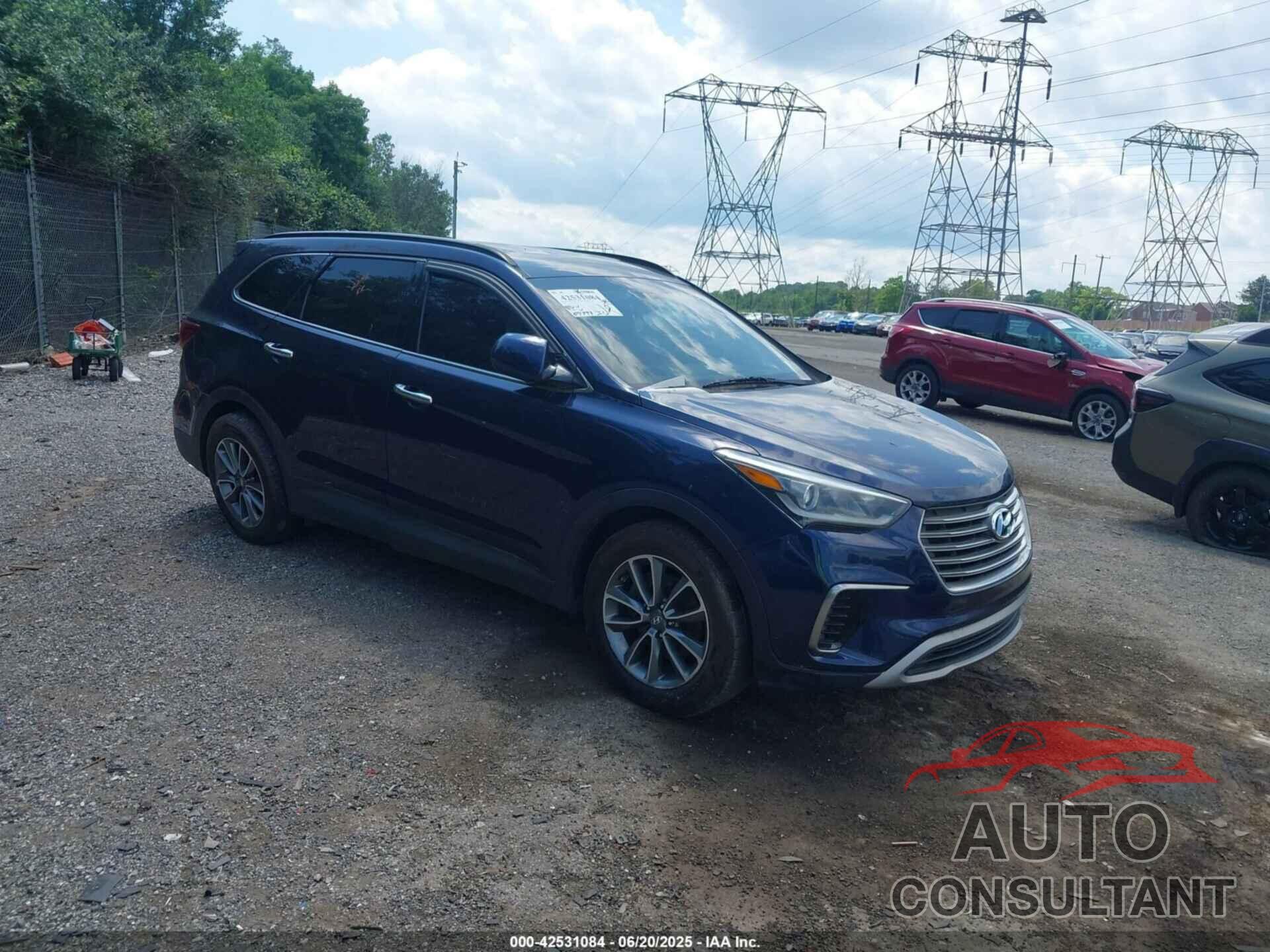 HYUNDAI SANTA FE 2017 - KM8SM4HF6HU169615