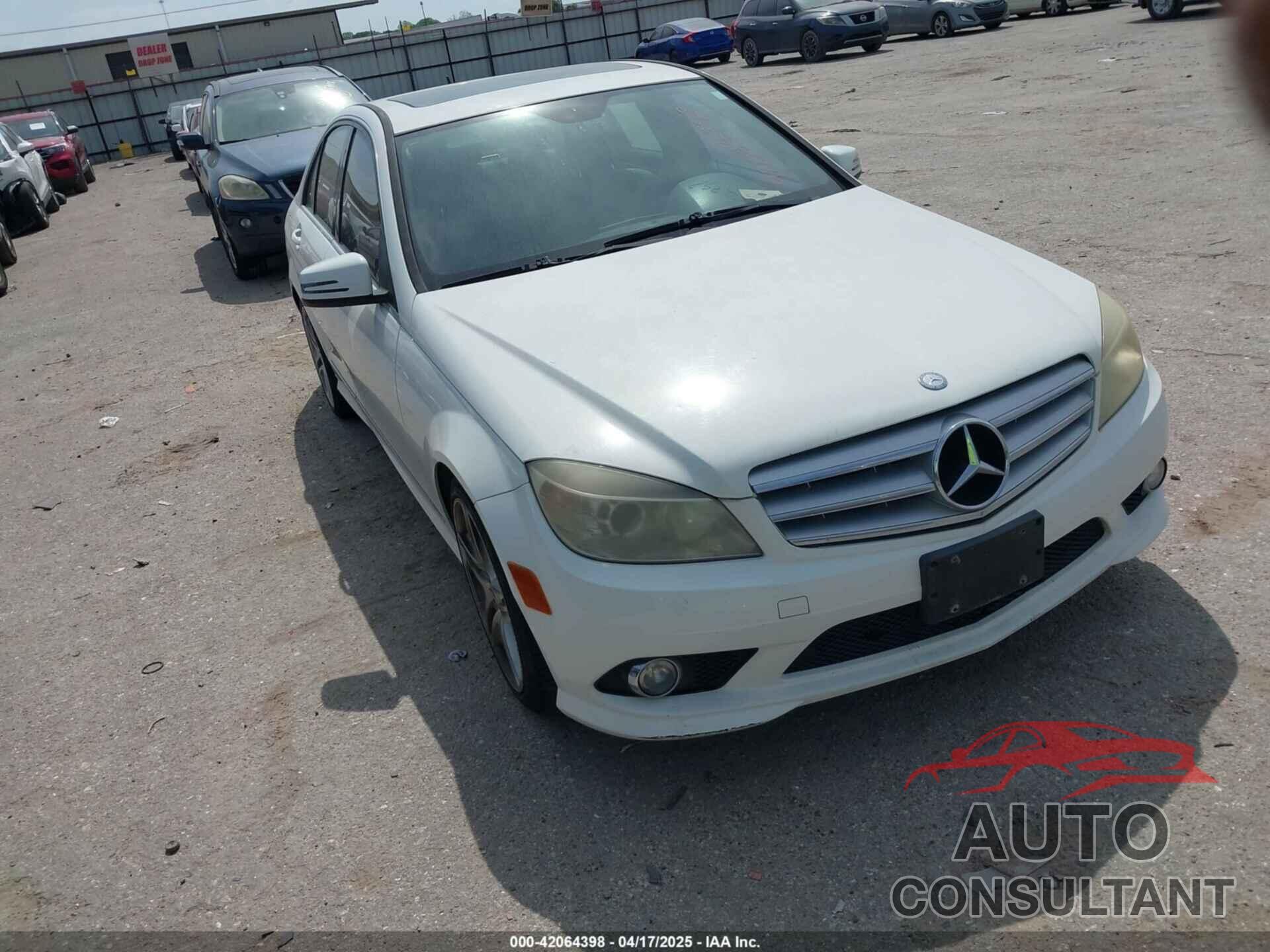 MERCEDES-BENZ C 300 2010 - WDDGF5EB1AR086684