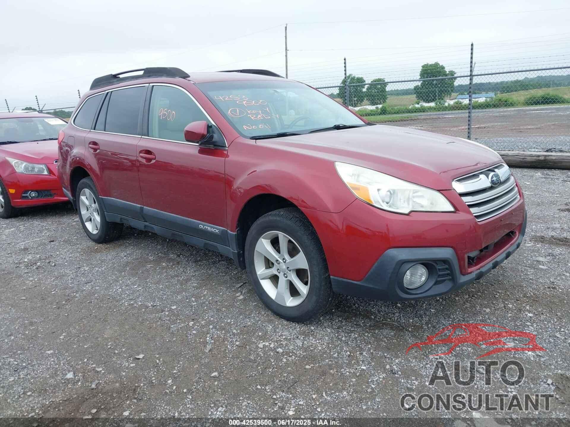 SUBARU OUTBACK 2013 - 4S4BRCCC4D3264716
