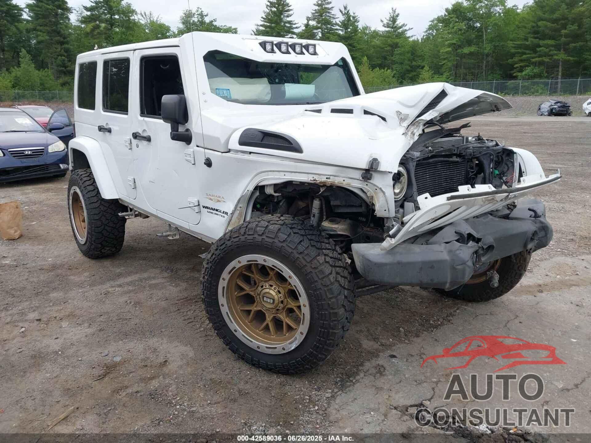 JEEP WRANGLER UNLIMITED 2015 - 1C4BJWEG8FL562167