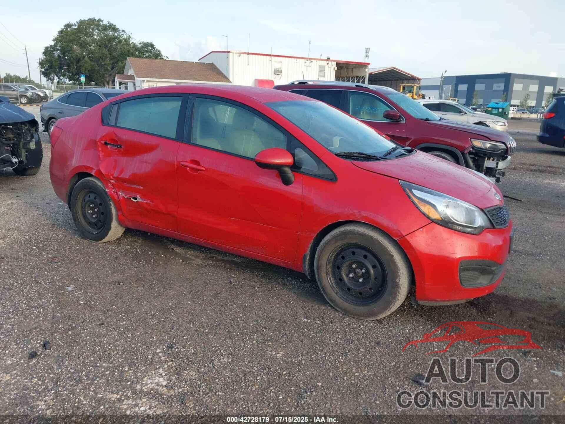 KIA RIO 2012 - KNADM4A31C6044657