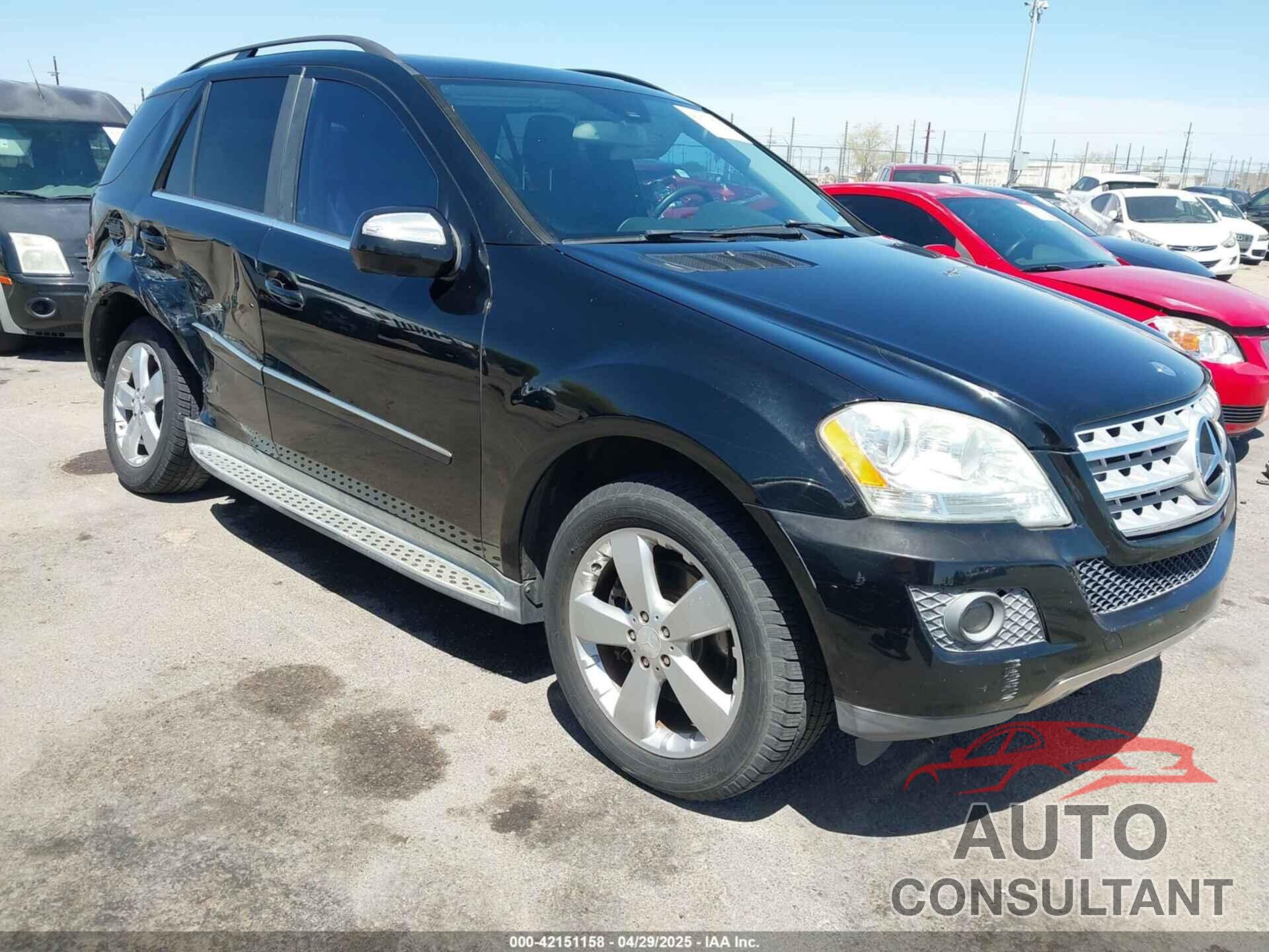 MERCEDES-BENZ ML 350 2010 - 4JGBB5GB1AA595083