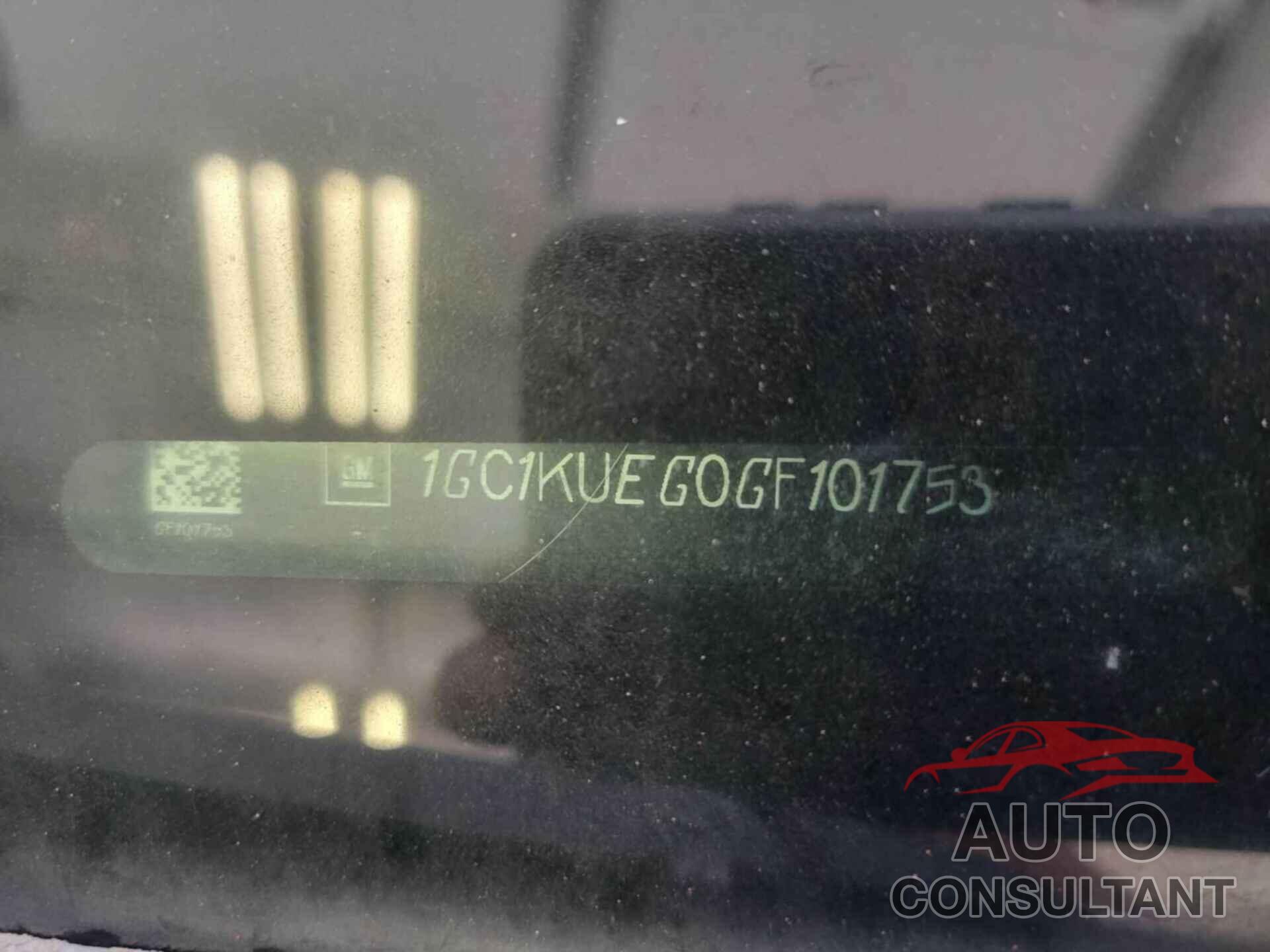 CHEVROLET SILVERADO 2016 - 1GC1KUEG0GF101753