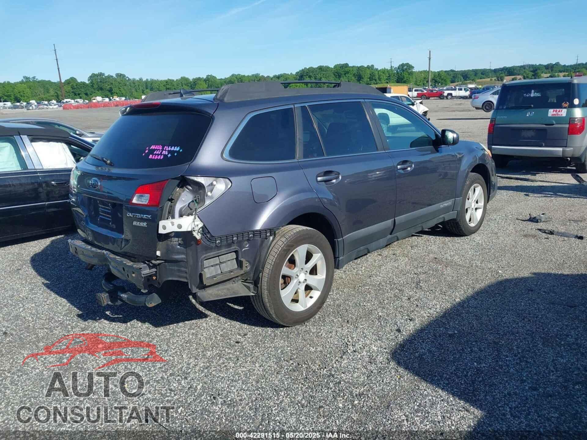 SUBARU OUTBACK 2014 - 4S4BRBFC2E3206076