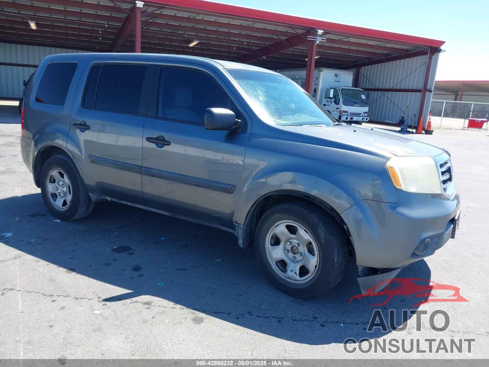 HONDA PILOT 2012 - 5FNYF3H21CB001673