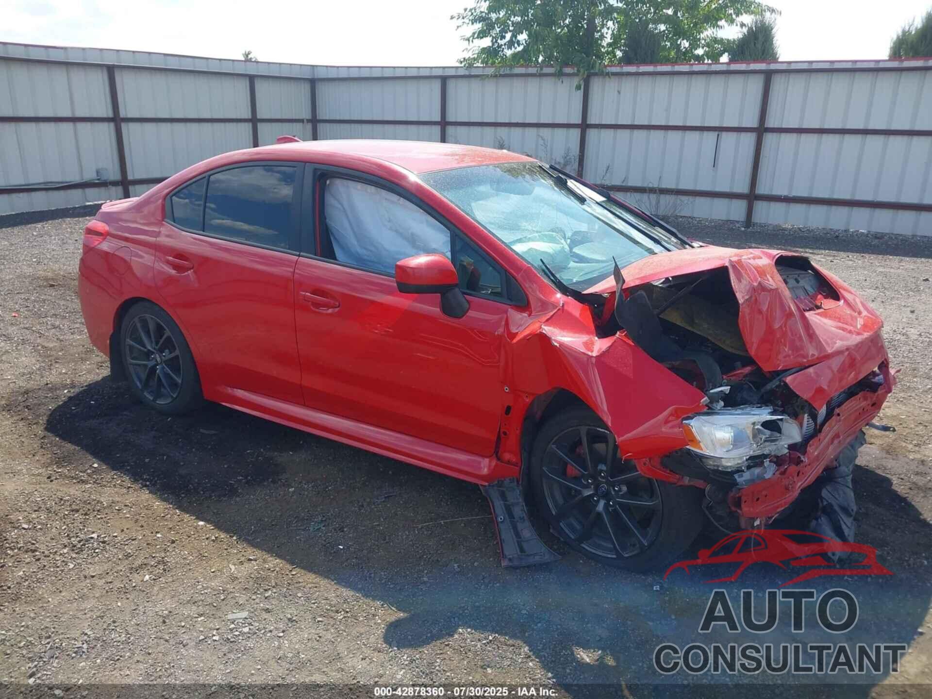 SUBARU WRX 2018 - JF1VA1B62J9819329