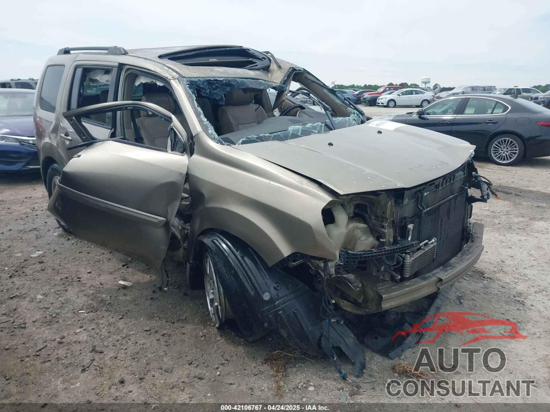 HONDA PILOT 2009 - 5FNYF386X9B027183