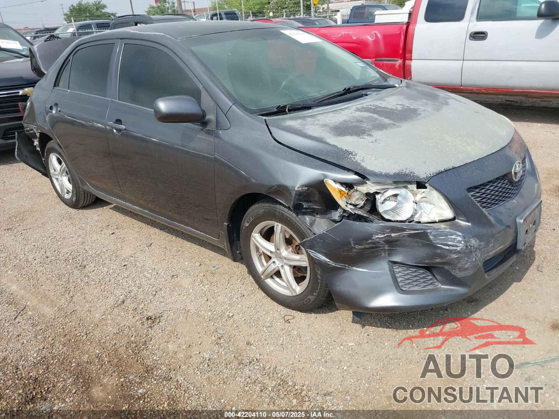 TOYOTA COROLLA 2009 - 1NXBU40E89Z093237