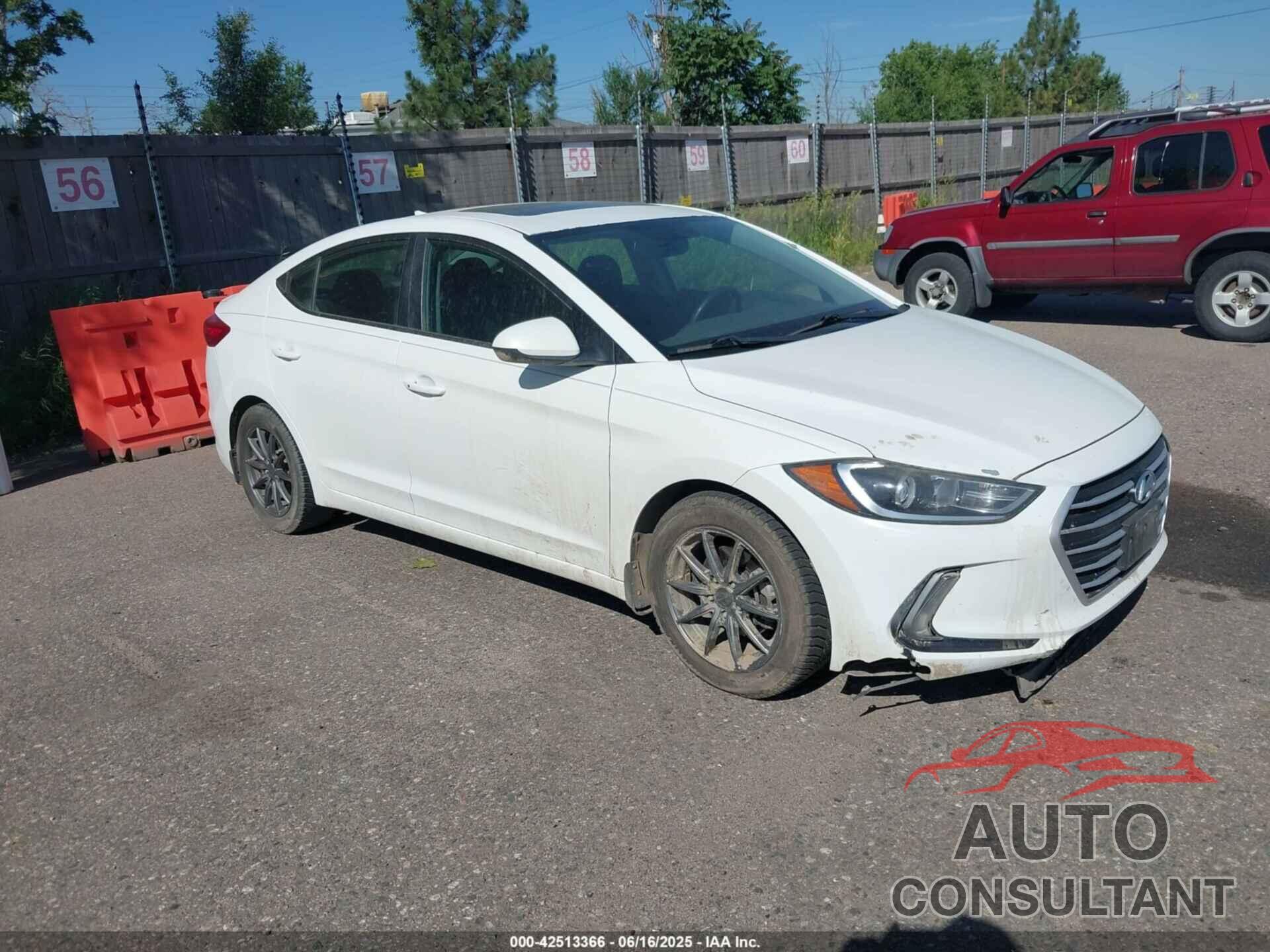HYUNDAI ELANTRA 2018 - 5NPD84LF4JH349054