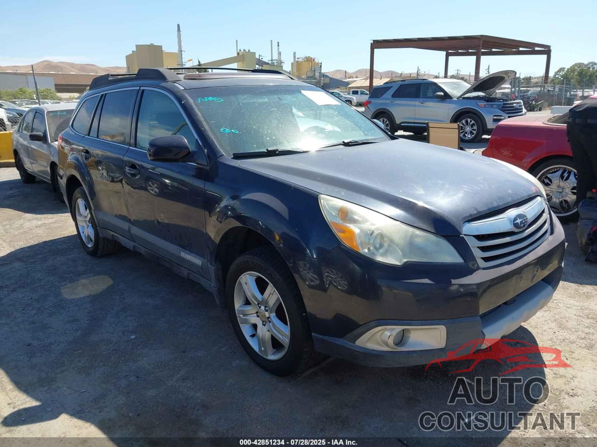 SUBARU OUTBACK 2012 - 4S4BRBGC8C3262793