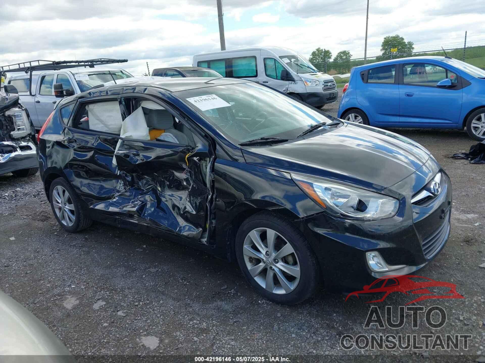 HYUNDAI ACCENT 2012 - KMHCU5AE0CU031475