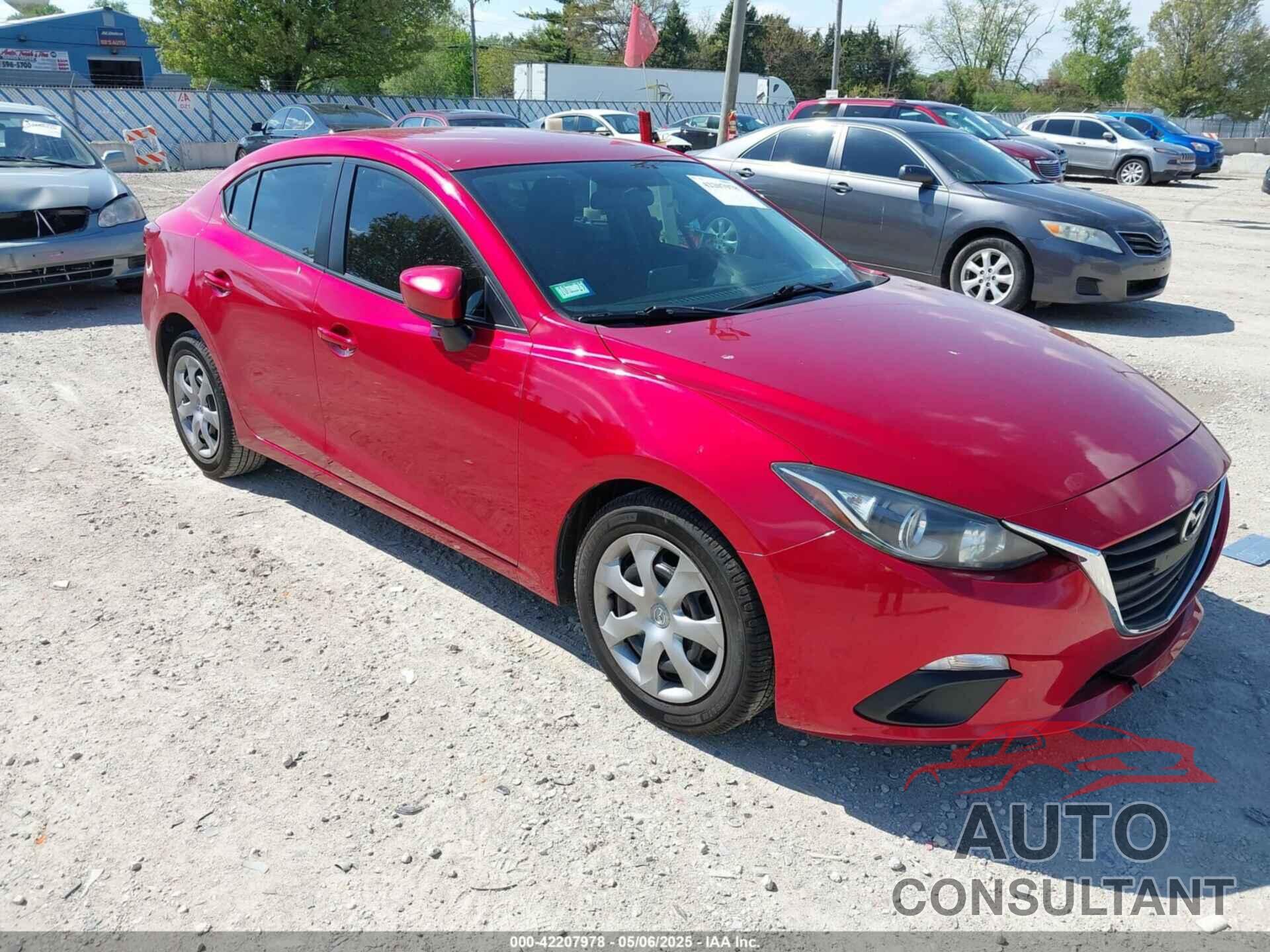 MAZDA MAZDA3 2016 - JM1BM1T72G1325099
