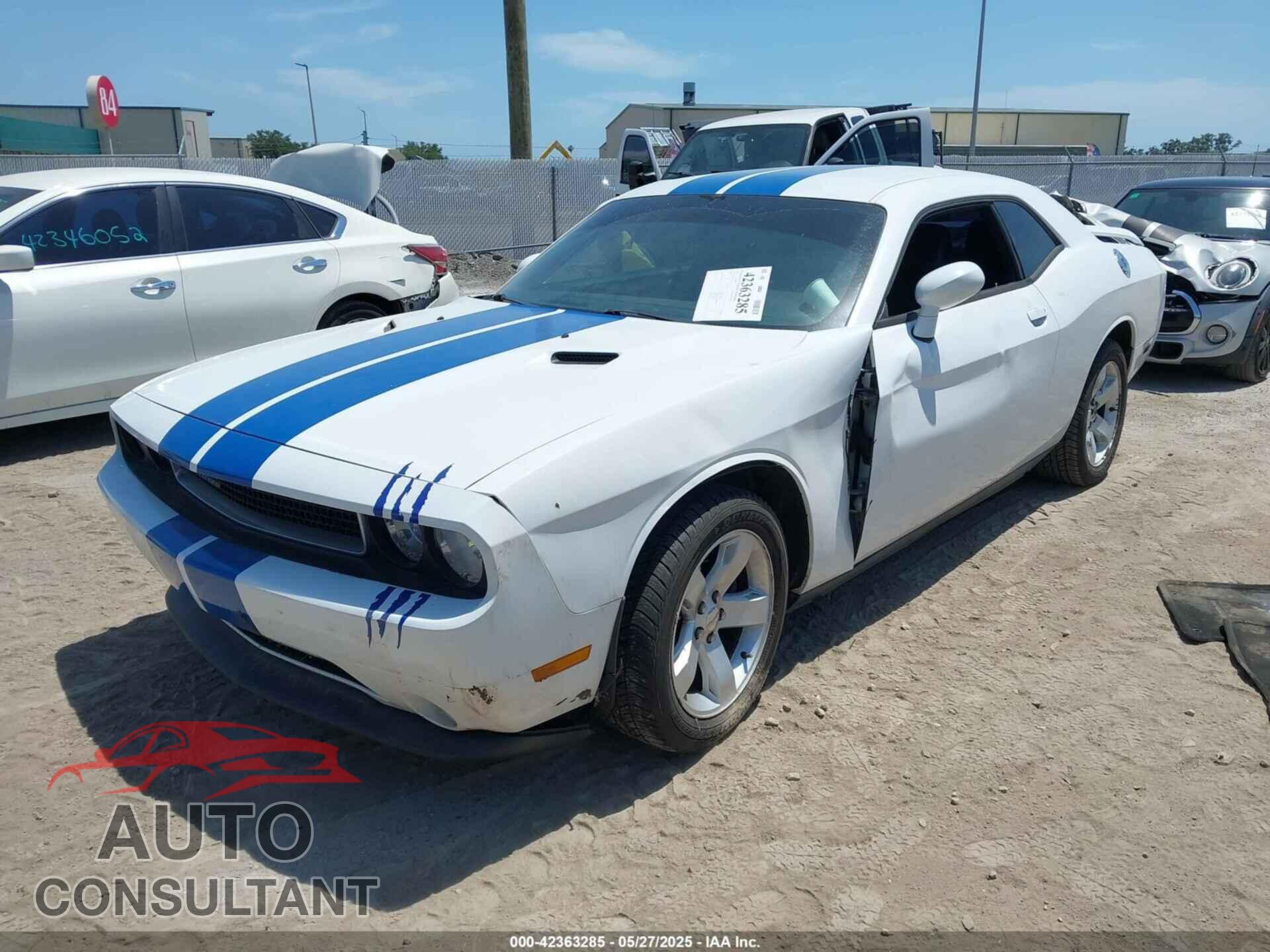 DODGE CHALLENGER 2012 - 2C3CDYAG3CH157618