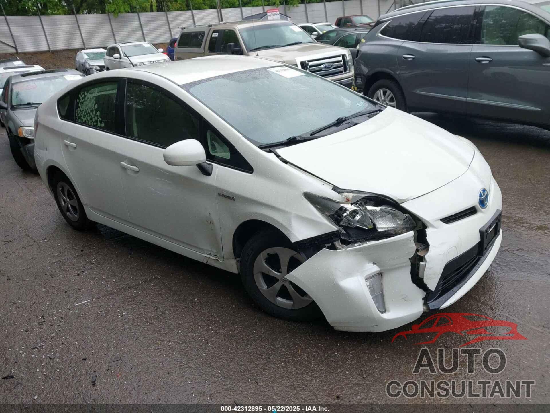 TOYOTA PRIUS 2012 - JTDKN3DUXC5386698